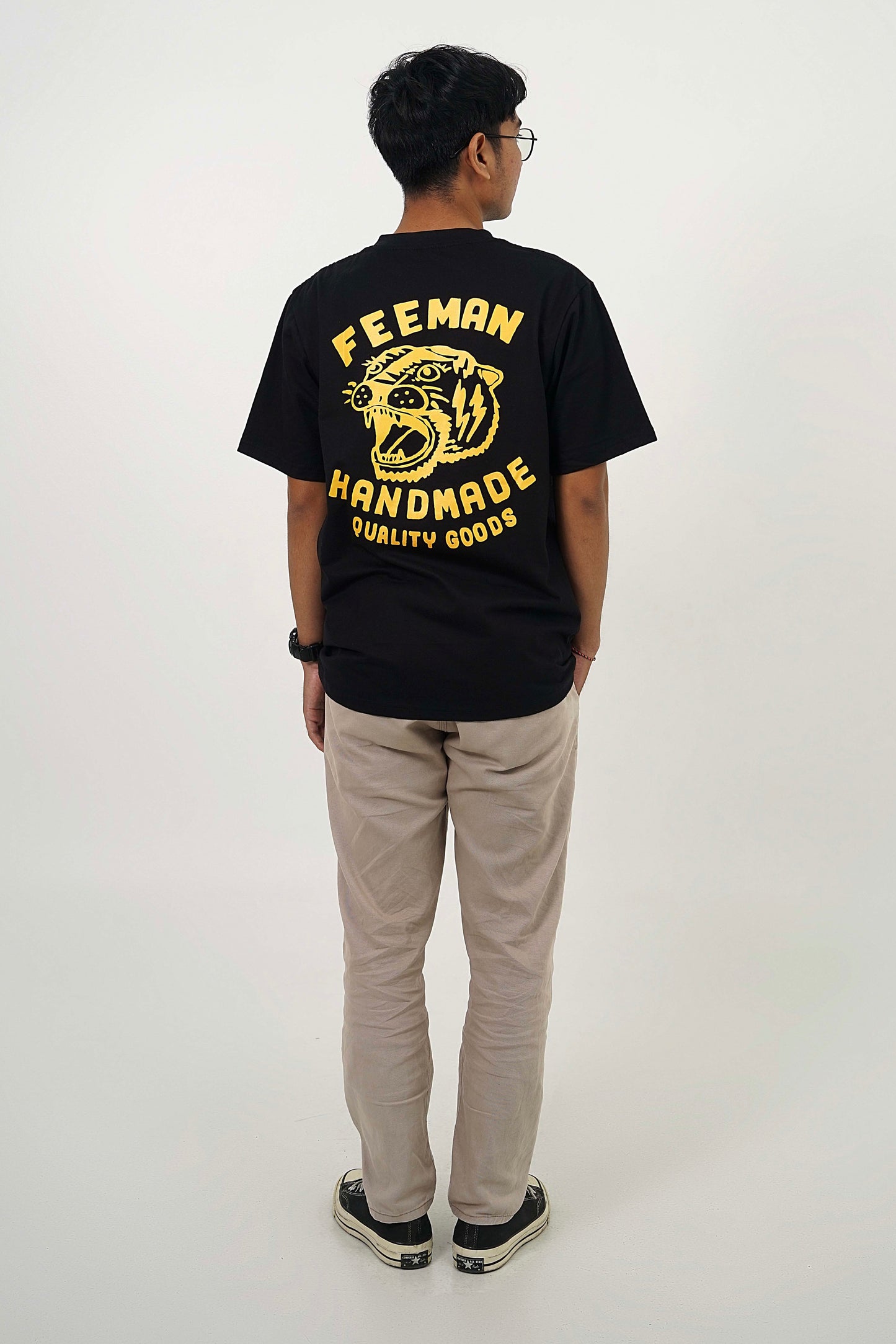 Barangantik T shirt Tiger Freedom Black